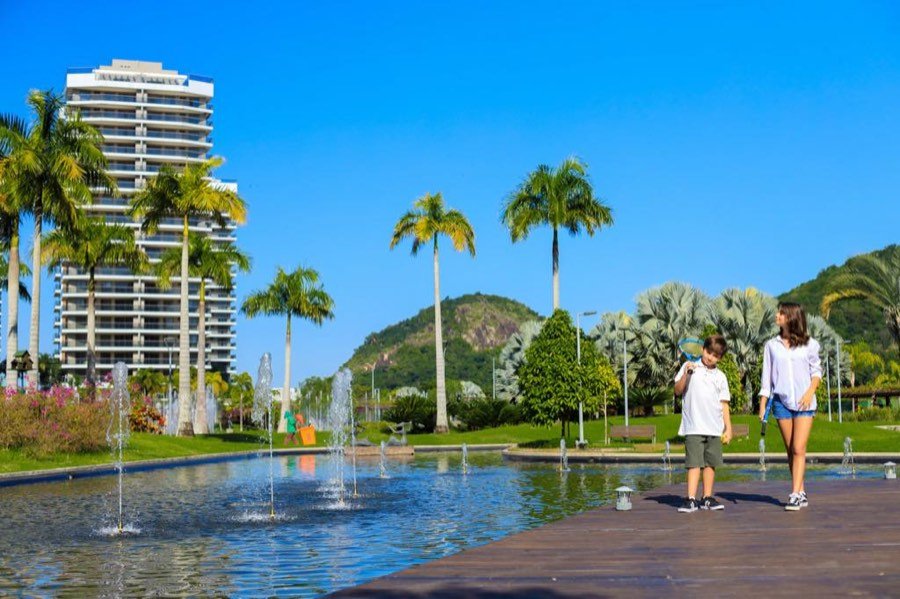 Parque de 72 mil m² do bairro Ilha Pura, na Barra da Tijuca