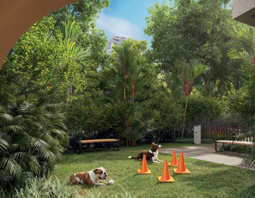 Pet place do Kronos by Tegra em meio ao paisagismo