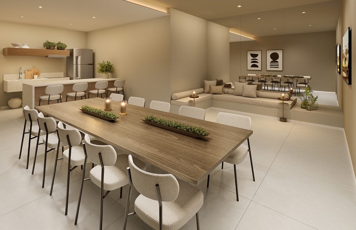 Espaço gourmet do Breeze Residence