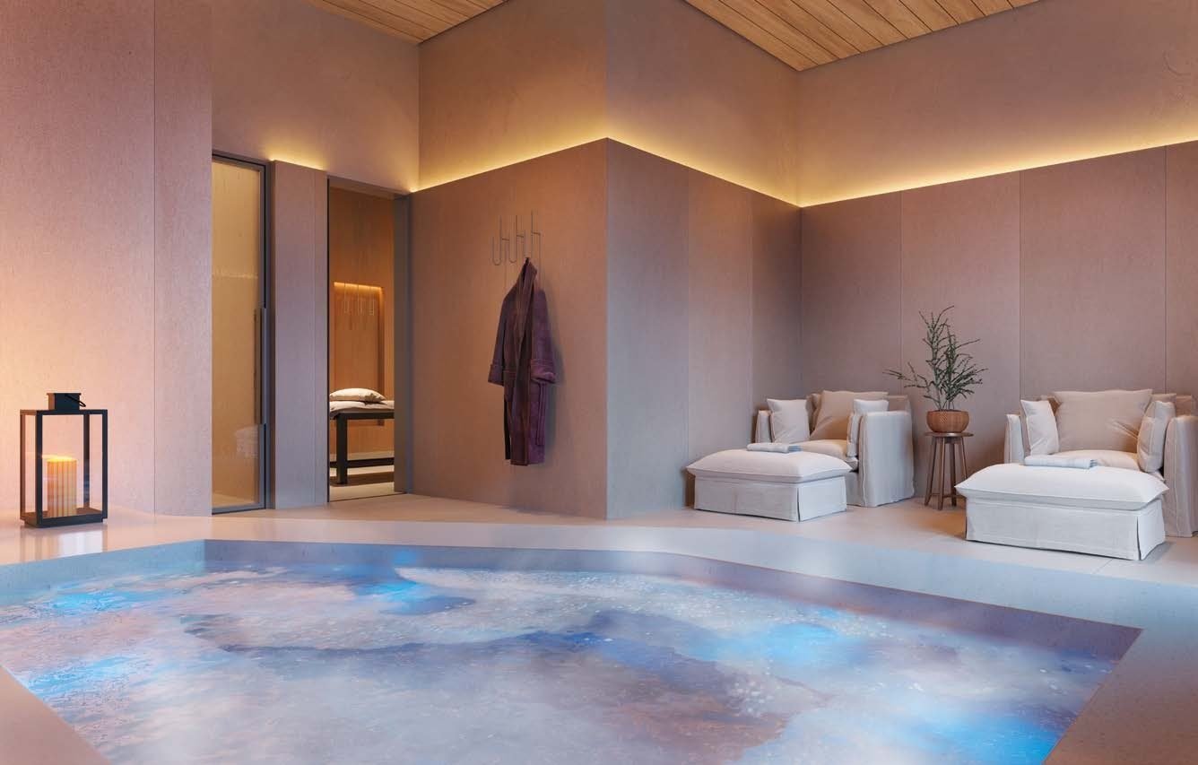 Spa com hidromassagem do Concept