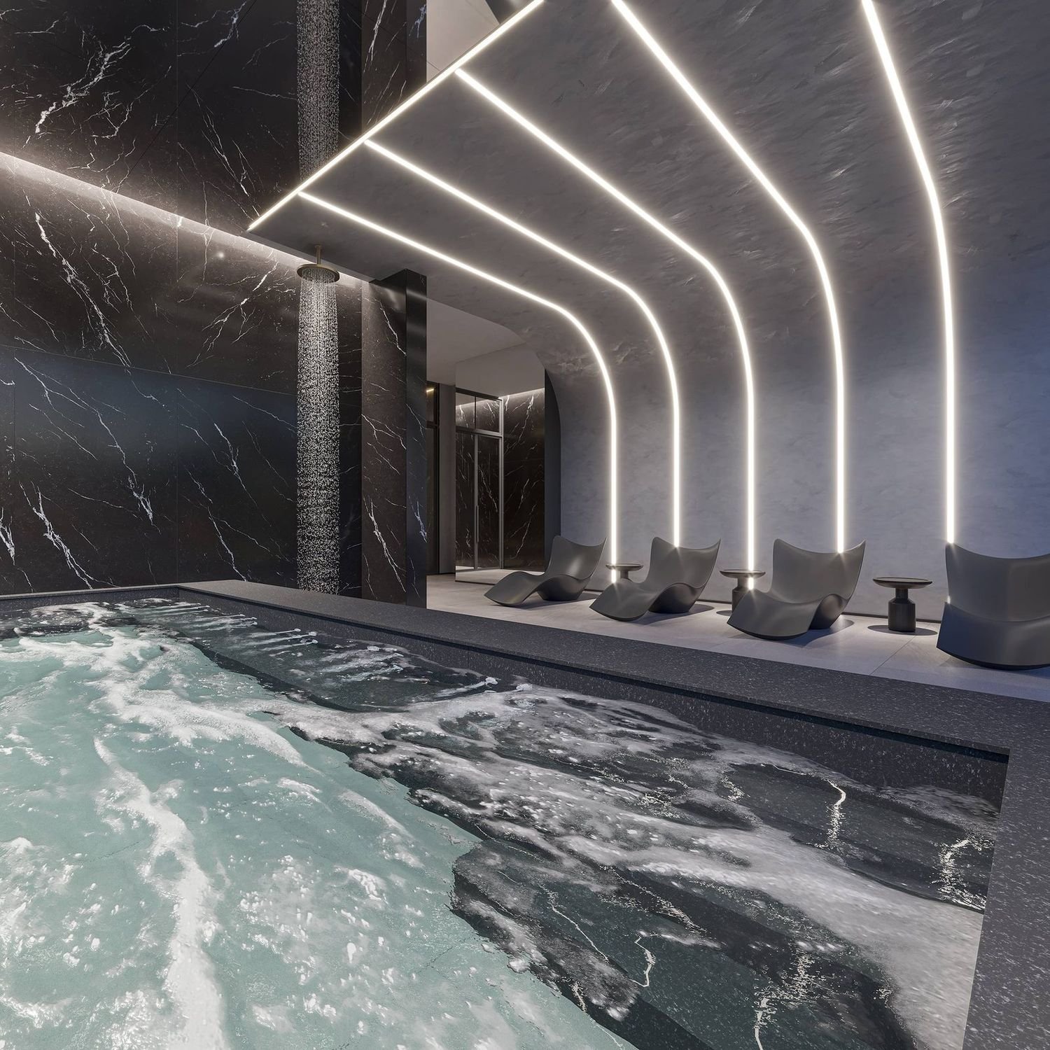 SPA com sauna úmida do Coupé Tower
