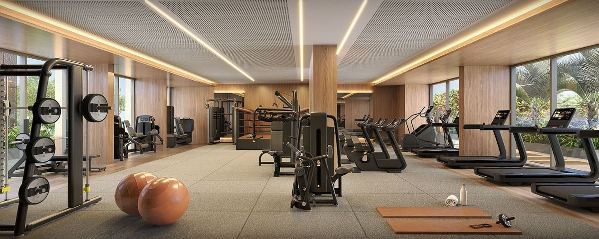 Academia com ring box do Epic Golf Residence