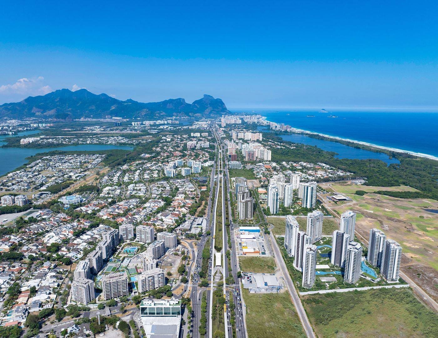 Fotomontagem do complexo Epic Golf Residence junto ao Campo Olímpico de Golfe, na Barra da Tijuca