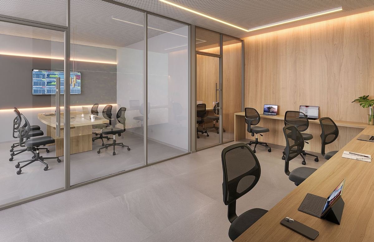 Coworking com salas de reunião do Epic Golf Residence