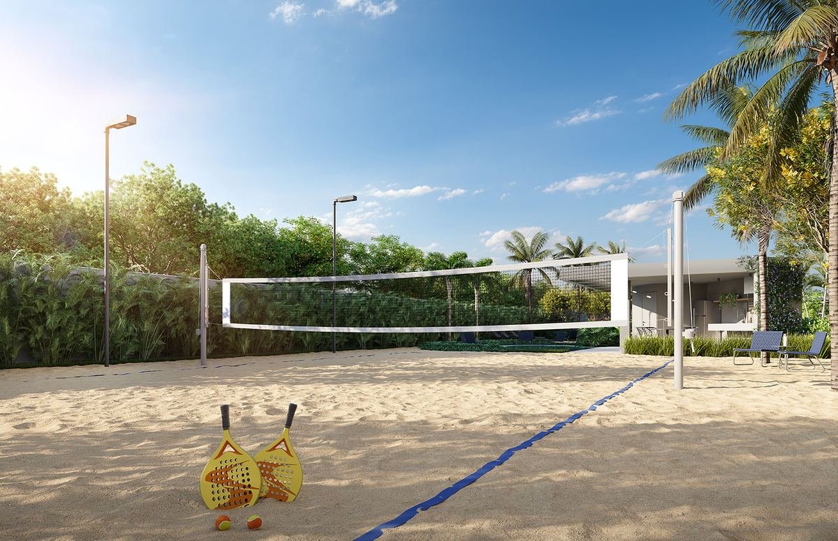 Quadra de areia do Epic Golf Residence