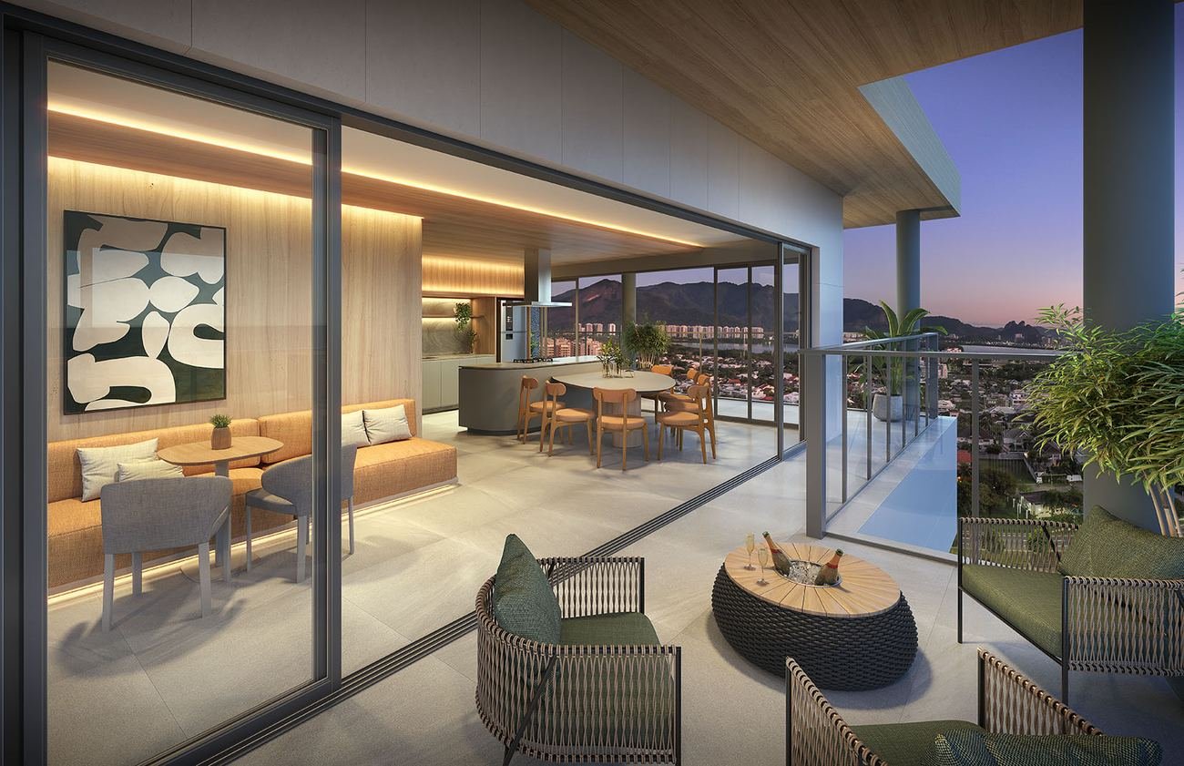 Rooftop gourmet do Epic Golf Residence