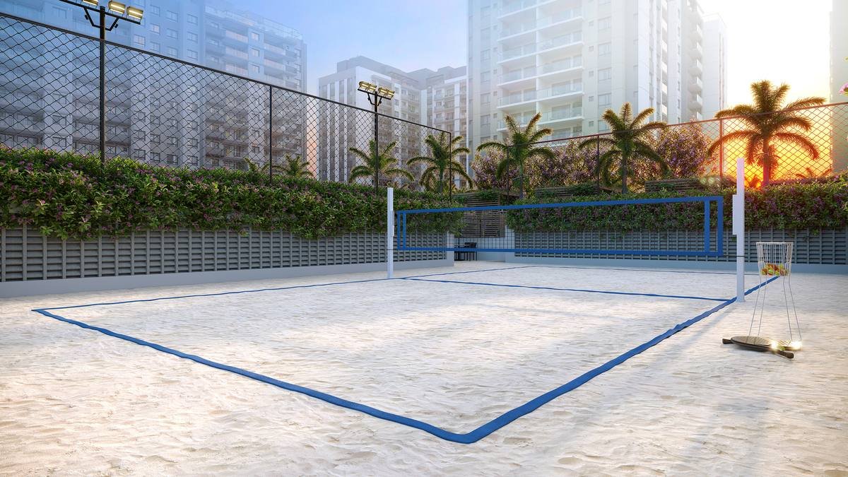 Quadra de areia do Grand Quartier Rio 2