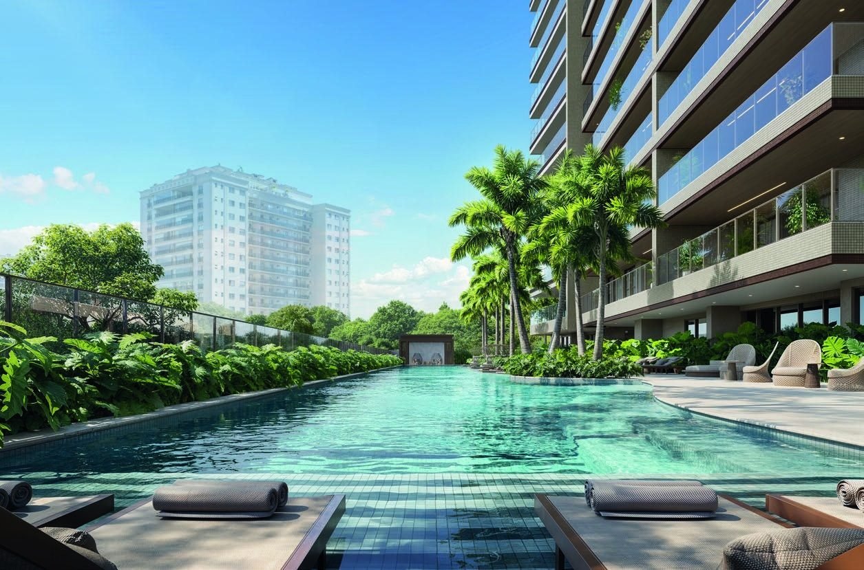 Lounge à beira da piscina do Gran Thai