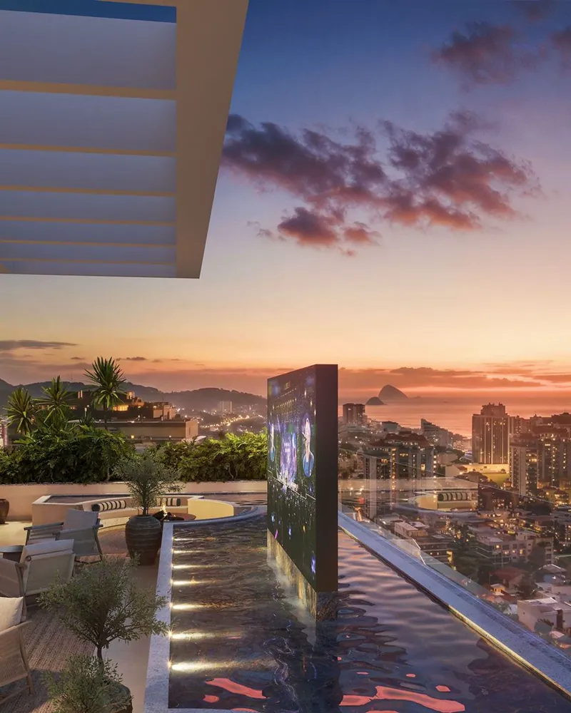 Kronos by Tegra - piscina do rooftop na Barra da Tijuca