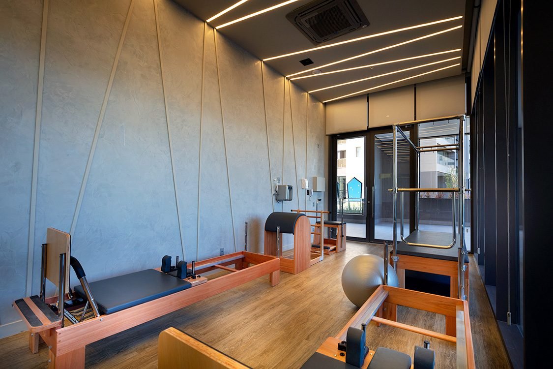 Sala de pilates do Latitud