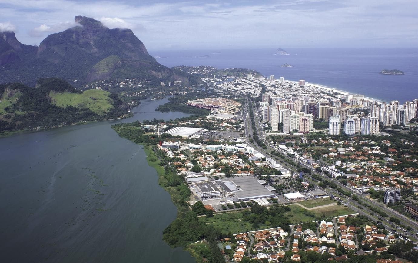 Vista aérea do Cidade Jardim e da Barra da Tijuca