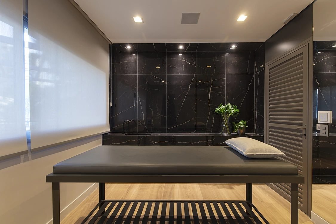 Sala de massagem do Orygem Acqua Home