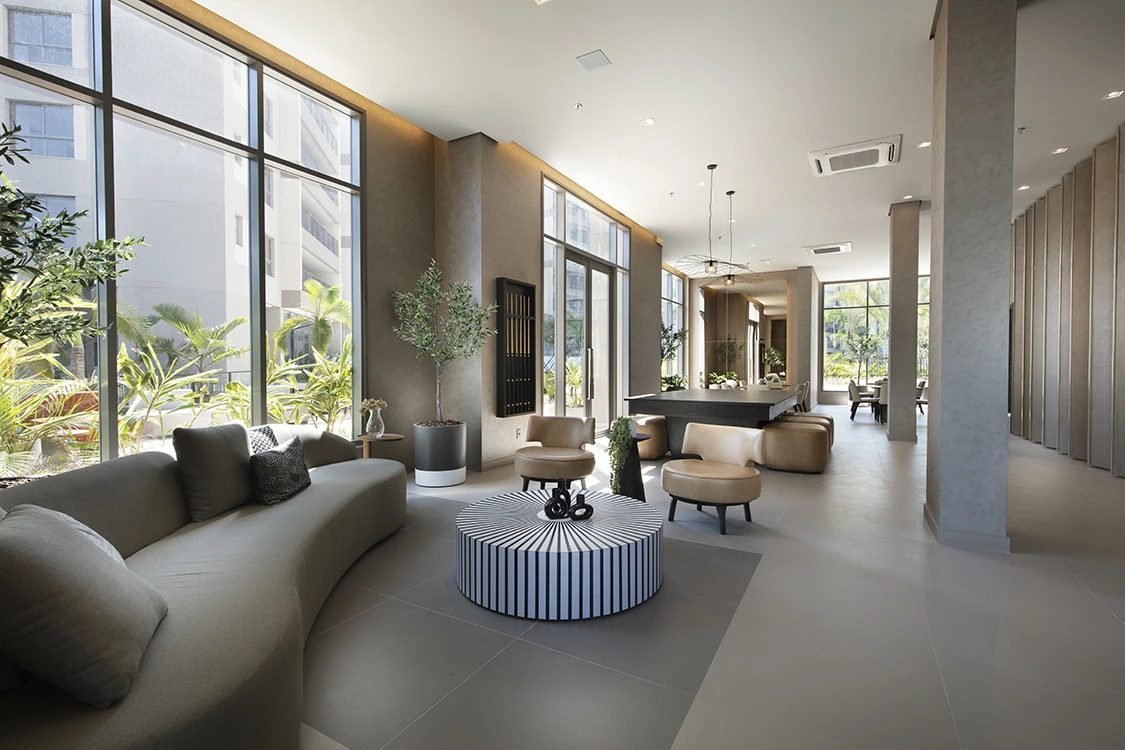 Lounge da pool house do Orygem