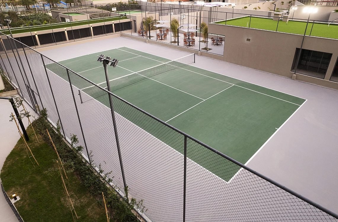 Quadra de tênis do Orygem Acqua Home