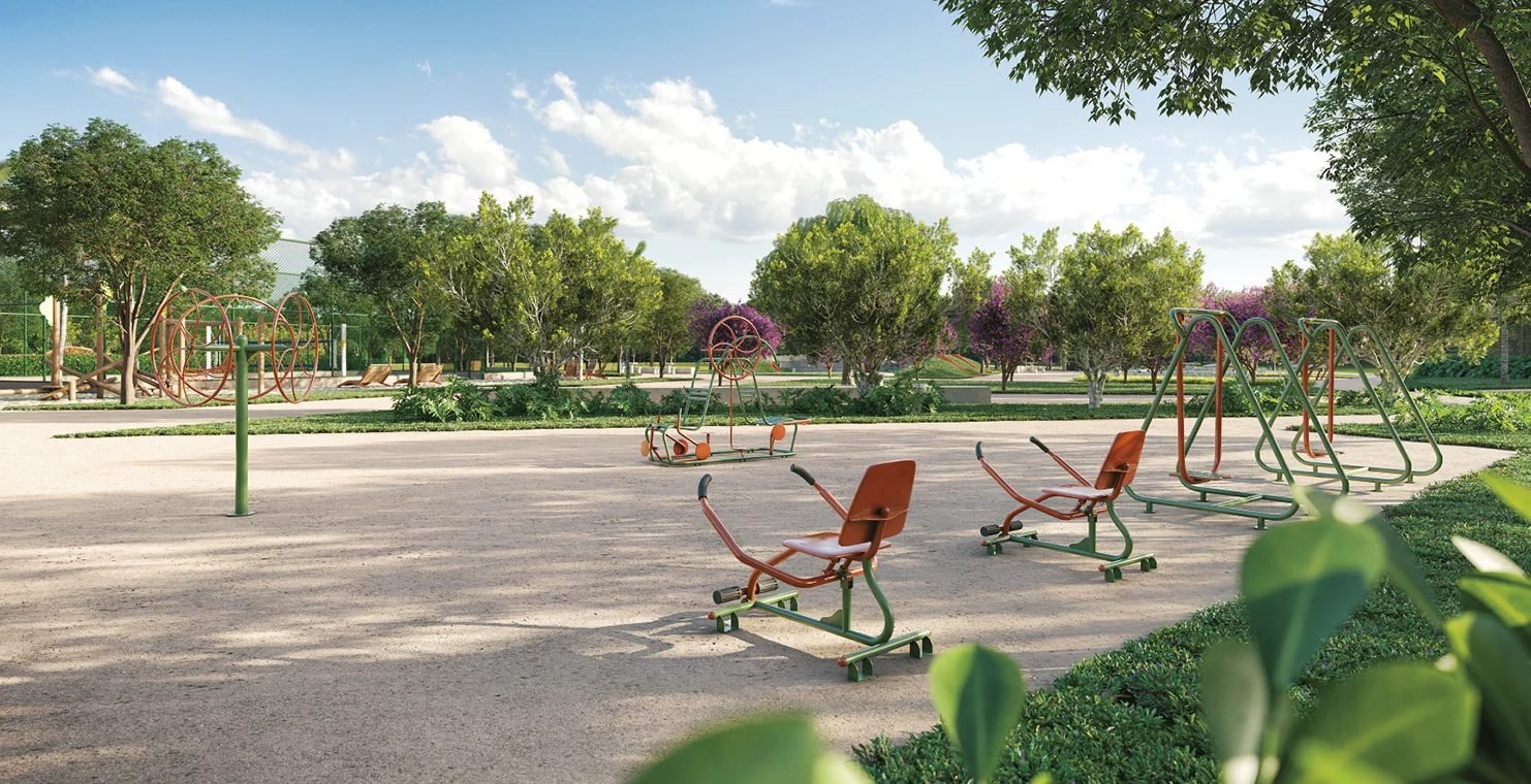 Academia ao ar livre do Woods Park Design