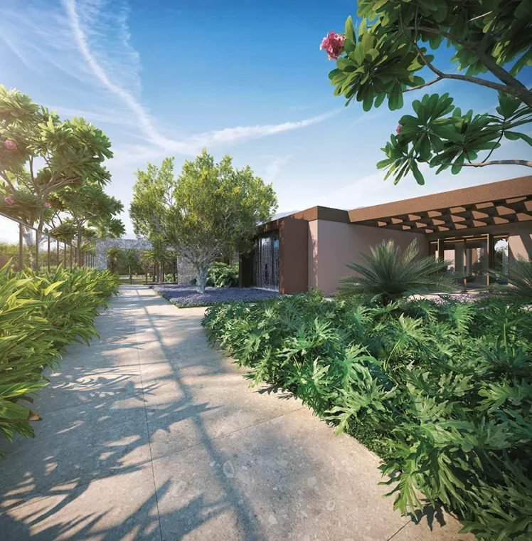 Alameda arborizada do Woods Park Design
