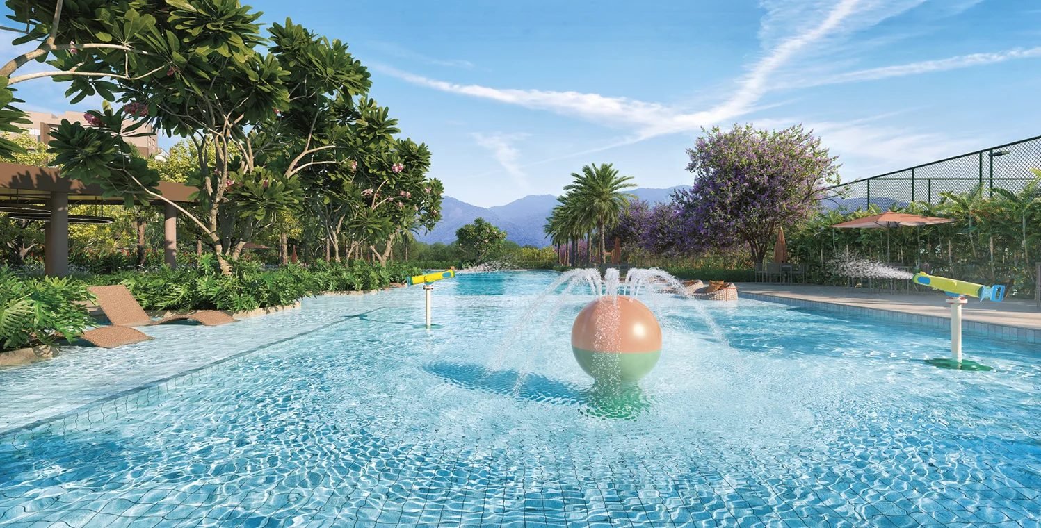 Piscina infantil do Woods Park Design