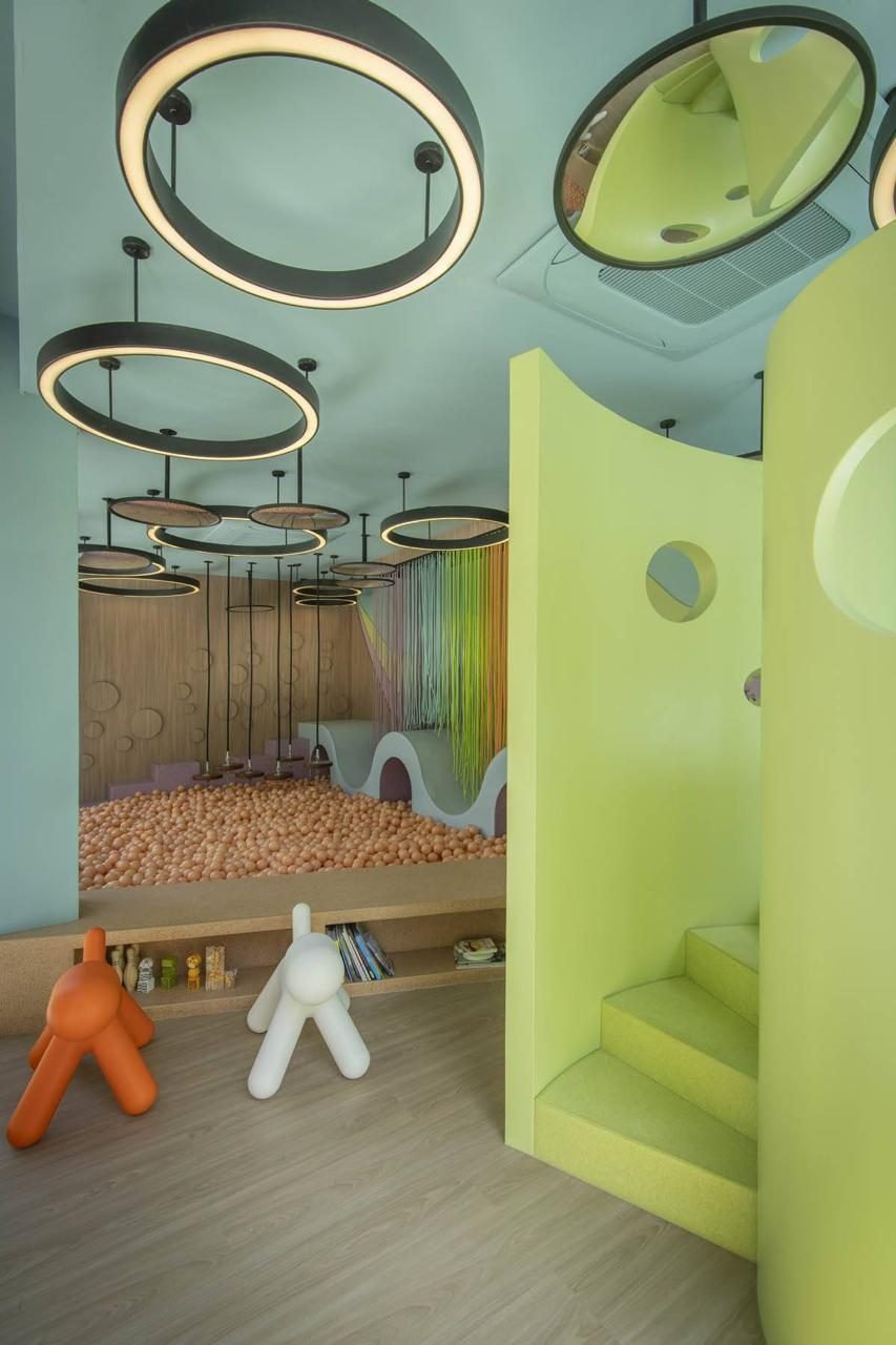 Detalhe da brinquedoteca do Wave by Yoo